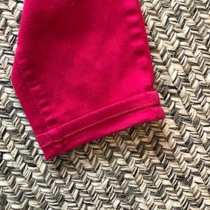 Lila Ryan (Stitch Fix) Pink Cuffed Ankle Jeans